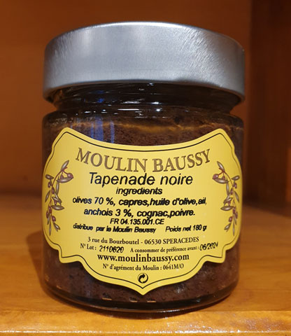 vente en ligne Tapenade noire