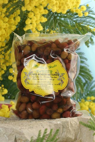 vente en ligne Olives noires natures